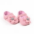 thumbnail image 3 of Biekopu Baby Girls Cute Moccasinss Flower Decor Soft Sole Flats Shoes First Walkers Non-Slip Summer Princess Shoes, 3 of 9
