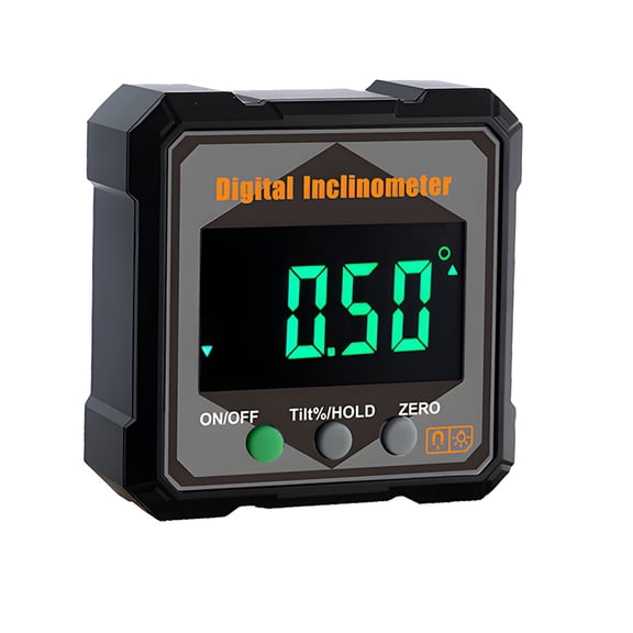 Digital Inclinometer Levels Box Double Mode Measurement 360 Rotating Screen LED Backlights For Woodworking