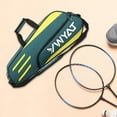 thumbnail image 6 of Baoblaze Badminton Racquet Bag Outdoor Sport Bag Zipper Closure Racket Carrying Bag Green Yellow, 6 of 8