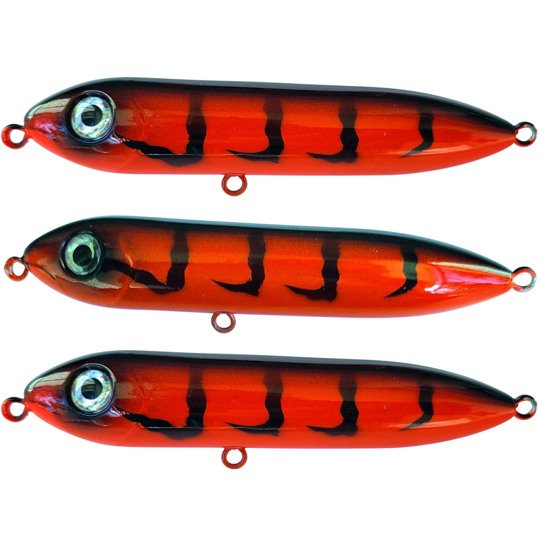 FEATHER RIVER LURES BASS-KA-TEER Fishing Lure • RED HEAD – Toad Tackle