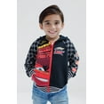thumbnail image 2 of Disney Cars Lightning McQueen Fleece Zip Up Hoodie Toddler to Big Kid, 2 of 5