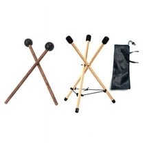 Drum Stand Handpan Stand Soild Wood Snare Stand Tripod Structure Drum Holder for 1 Wood00X5848