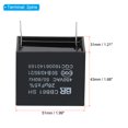 thumbnail image 2 of CBB61 Ceiling Fan Capacitor, 28uF 450V AC 50/60HZ with 2Pins 51x31x43mm for Fan, 2 of 5