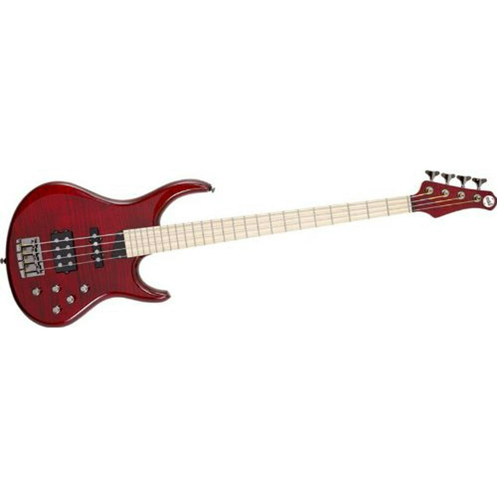 MTD Kingston "The Heir" Bass Guitar (4 String, Maple, Transparent