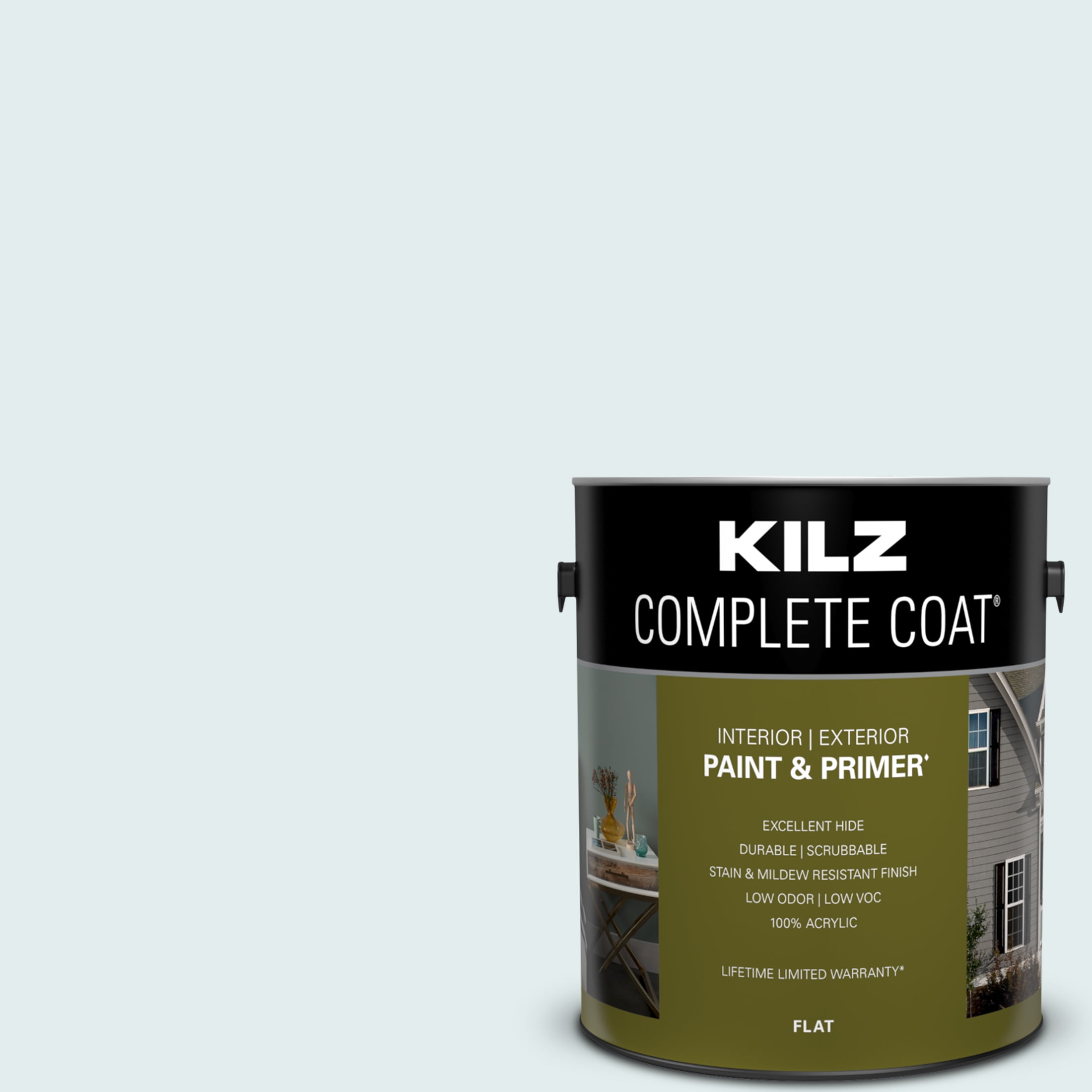 Morning Hush, KILZ Complete Coat Interior/Exterior Paint & Primer, 1 Gallon #RE190-01
