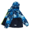 thumbnail image 4 of Xyant Kids Boys Girls Lightweight Waterproof Hooded Jacket with Pockets Toddler Spring Fall Outfits Zip Up Thin Outwear Coats (Green,6-7 Years), 4 of 8