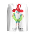 thumbnail image 2 of Lsque Hello Summer Gnome 2 Mens Sleep Pajama Shorts,Short Pajama Pants, Cotton Ultra-Soft Knit-3X-Large, 2 of 9