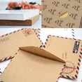 RETON 128pcs Mini Kraft Paper Envelopes, Vintage Cards Paper with ...