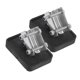 thumbnail image 4 of 2 piezas alfombrilla antideslizante flexible para escalera extensible, protector para interior y exterior, almohadilla estabilizadora goma para negro, 4 of 8