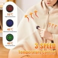 thumbnail image 2 of Heated Shawl,2025 New Portable Heated Shawl Wraps for Women Cordless Heated Blanket with 3 Heating Levels for Home Travel Camping, 2 of 7