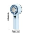 thumbnail image 4 of XGFHYJEH Hand Held Fan, Mini Fan Handheld, Hand Held Fan Rechargeable, Portable Folding Hand Held Cooling Fan, 4 of 4