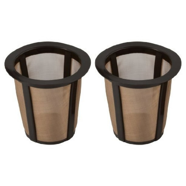 HIC Gold Tone Reusable Coffee Filter, 1Cup