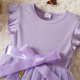 thumbnail image 5 of Odeerbi 1-6 Años Niñas Floral Bordado Vestido de Tul Gorra de Ruffles Manga Vestido Con Costillas Cintura Arco Vestido de Princesa de Línea A Para La Fiesta de Cumpleaños, 5 of 9