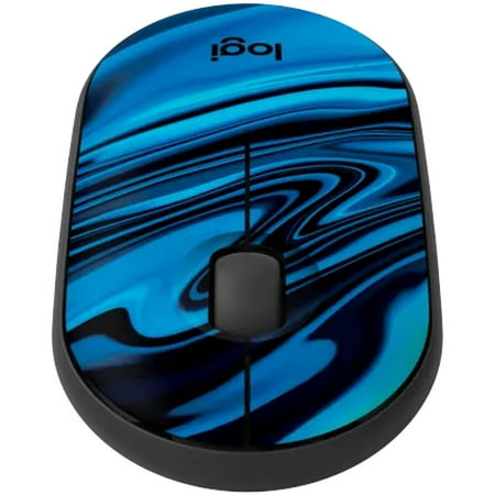 Logitech - M340 Limited Edition Wireless Ambidextrous Mouse with Silent Clicks - Blue Galaxy
