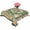 Green, variant on Pink Flamingo Table Cloth Waterproof Tablecloths, Summer Tropical Flamingo Hawaii Animals Tablecloth Dining Table Cover for Kitchen Party Tabletop Outdoor, Square Tablecloth 54x54 Inch