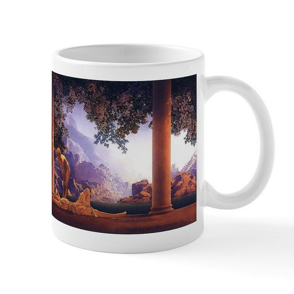 CafePress - Maxfield Parrish Daybreak Mugs - 11 oz Ceramic Mug - Novelty Coffee Tea Cup