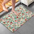 thumbnail image 4 of Pioneer Flower Floral Print Pattern Bathroom Rugs Mat, Non Slip Microfiber Bathroom Rug with Rubber Backing, Soft Mats for Bathroom Floor Tub Shower, 20"x32", 4 of 5