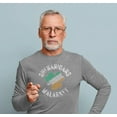thumbnail image 2 of St Patricks Day Shenanigans Malarkey Distressed Irish Flag Clover Mens Long Sleeve T Shirt, 2 of 5