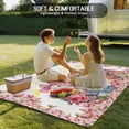 thumbnail image 4 of Easter Outdoor Rug for Patio/Deck/Porch, Non-Slip Large Area Rug 4 x 6 Ft, Spring Floral Watercolor Easter Eggs Bunny Flower Bow Indoor Outdoor Rugs Washable Area Rugs, Camping Rug Carpet Runner, 4 of 8