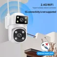thumbnail image 2 of Cámara De Seguridad 2.4g Wifi Exterior Con Led Alarma 4k 8mp Color Blanco, 2 of 8