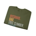 thumbnail image 3 of Tree Climber Husband Dad Sweatshirt Gift Crew Neck Shirt Long Sleeve Unisex, 3 of 5