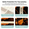 thumbnail image 3 of Thanksgiving Acorn Square Travel Jewelry Box Earring Necklace Bracelet Holder Organizer Stand Display Case Decorative Storage Box, 3 of 6