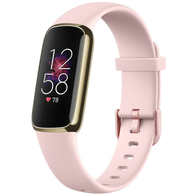 Sport TPU Strap For Fitbit Luxe Watchband Silicone Wristband For Fitbit Luxe Strap Smartwatch Accessories Bracelet Replacement Light powder L
