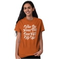 thumbnail image 4 of When The Leaves Fall Jesus Lifts Me Women's Graphic T Shirt Tees Brisco Brands L, 4 of 6