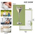 thumbnail image 6 of Yayeee 100% Cotton Hand Towels for Bathroom 16" x 28" Soft Absorbent Kitchen Towel, Light Black Martini, 6 of 7