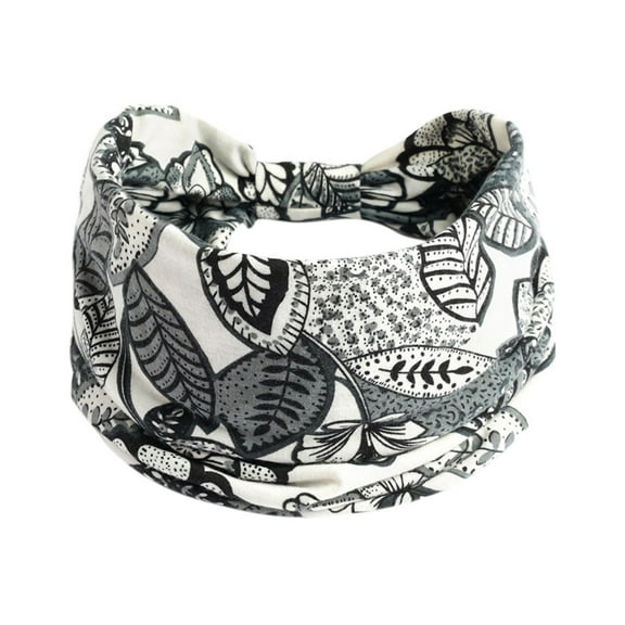 Baberdicy Head Wraps for Women's Hair Headband Headband Hair Sports Headband Elastic Running Headband Exercise Non Slip Wicking Ladies Headband Hijab Knotted Wide Yoga Elastic Heardband Headwraps