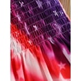 thumbnail image 6 of Bagilaanoe Toddler Girl 4th of July Dress America Flag Strap Dresses Kids Summer Clothes Backless Stripe Stars Party Dress, 6 of 8