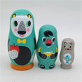 thumbnail image 2 of Creative Matryoshka Doll Compact Funny Cartoon Bear Nesting Toy Crafts Photography Prop, 2 of 8