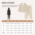 thumbnail image 3 of Rateoe Squirrel And Mushroom Pattern Womens Pajamas Set Long Sleeve Sleepwear Button Down Nightwear Soft Cotton Pj Lounge Sets, 3 of 9