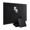 thumbnail image 2 of Adhesive Wall Panels 12 Inch Wall Slat Panels Black 3D Decorative Wall Panels for Interior Wall Decor Dorm Room Wall Decor Office Wall Decor Bedroom Decor, 1 Pack, 2 of 7