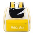 thumbnail image 3 of Mochila para gatos, mochila portátil para gatos, cápsula espacial para perros pequeños (amarillo) Hugtrwg Libre de BPA, 3 of 6