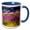 Blue/White, variant on 3drose, Usa, Washington, Sequim, Lavender Field, Lavender Field in Full Boom, 11oz Mug