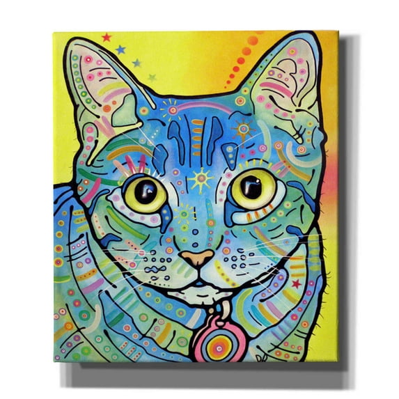 Epic Graffiti 'Vintage Maya' by Dean Russo, Giclee Canvas Wall Art, 26"x30"