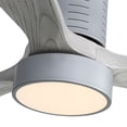 thumbnail image 5 of Sofucor 52" Gray Modern Ceiling Fan with Integrated LED Light and Remote Control, 5 of 7