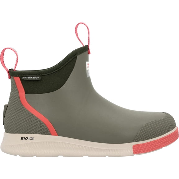 Women's Ankle Deck Boot Sport, Olive, Size 11(M)