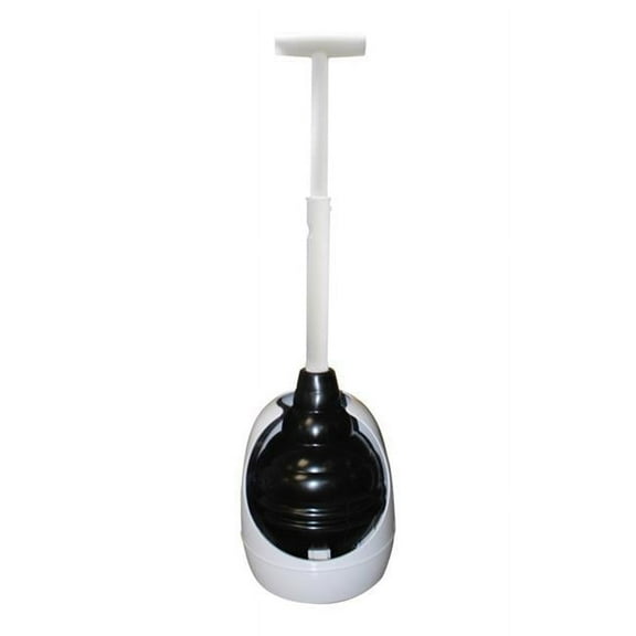 15 x 6 in. Dia. Beehive Toilet Plunger with Holder