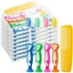 thumbnail image 1 of wonima02 60 Pcs Disposable Toddler Toothbrushes, Suction Cup Bulk Kids Toothbrushes with 5 in Comb, Individually Wrapped Animal Toothbrush for Home, School, Camp, Daycare, Travel, 1 of 1