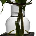 thumbnail image 3 of Danya B. MC025-C Amphorae Vases On Square Tubing Metal Stands - Set 3, Clear, 3 of 5