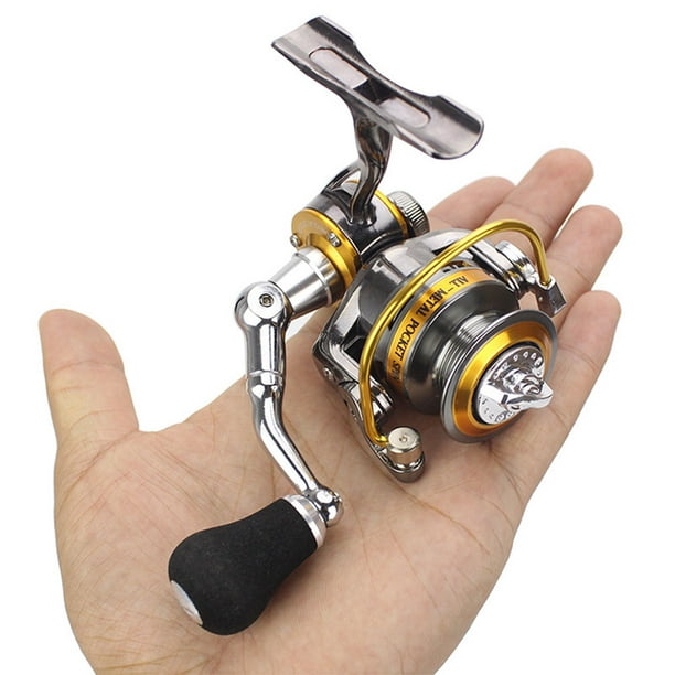 RONSHIN Mini Small Ice Fishing Spining Reel All Metal Mini 3+1BB Zinc Alloy  Spinning Reels