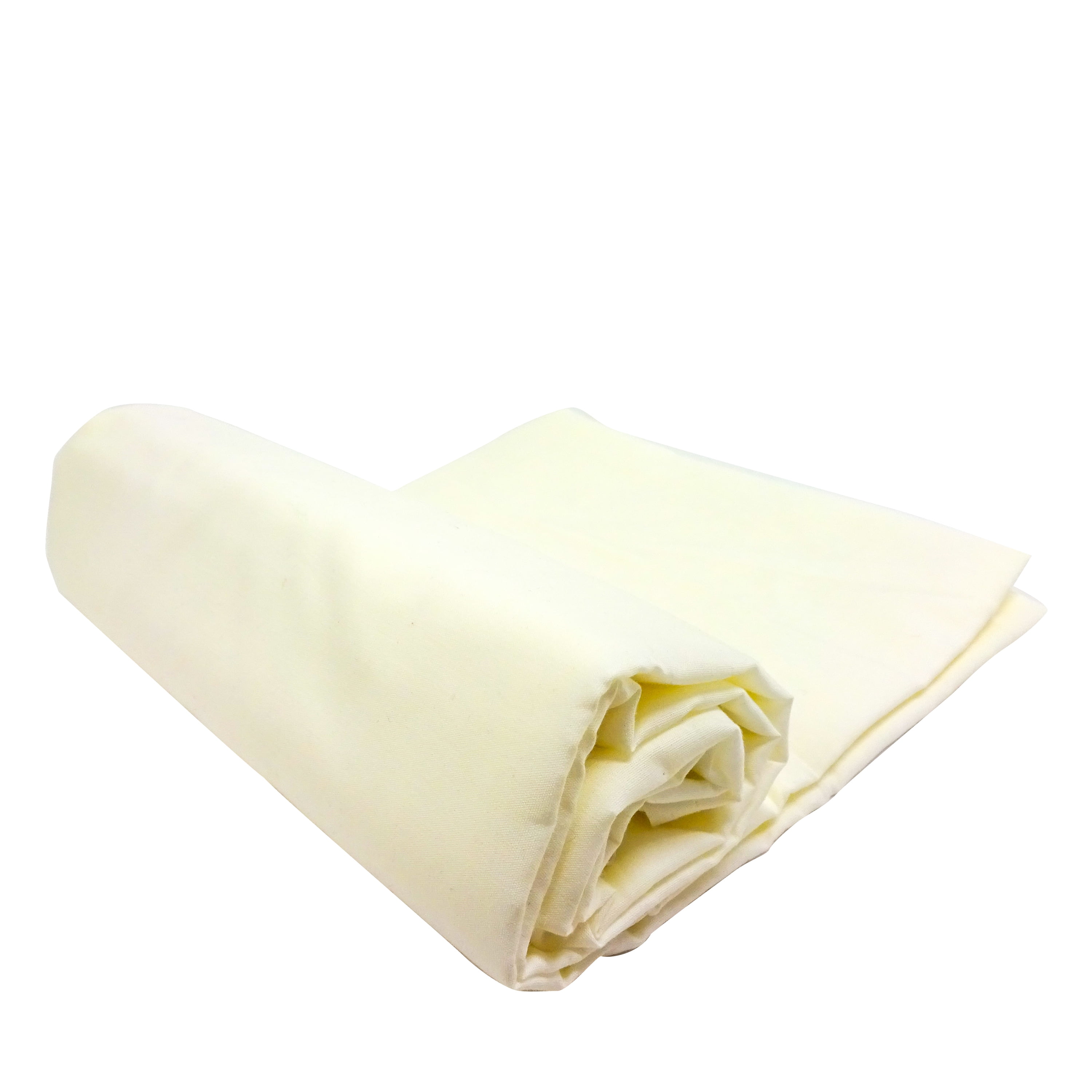 Shason Textile Craft Quilting Poly Cotton 3 Yards Precut Fabric, Cream (Pack of 2)