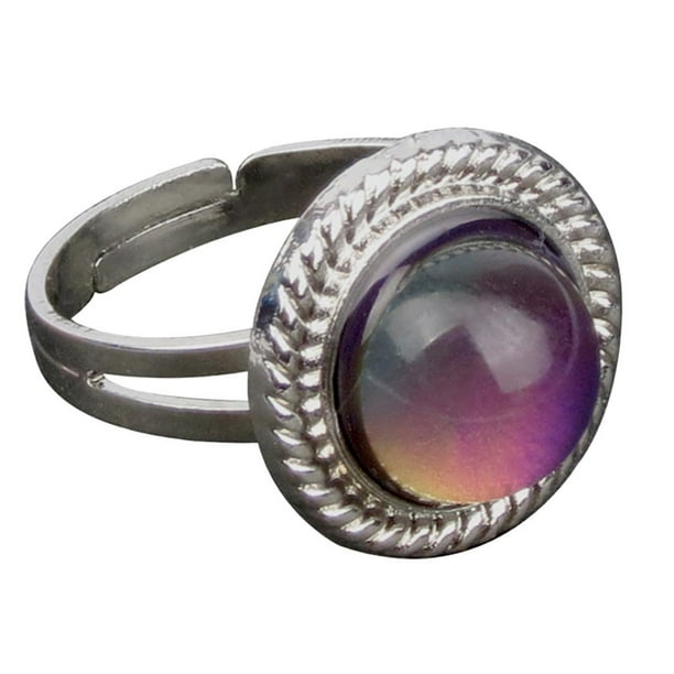 Increible Color De Humor Emocion Sensacion Banda Joyeria Hugo Mood Ring Walmart en linea