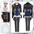thumbnail image 2 of Disfraz de fantasía de Caitlyn LOL para mujer adulta, chaqueta, sombrero, traje de juego de rol, trajes femeninos, traje de carnaval de Halloween, 2 of 5