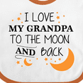 thumbnail image 4 of Inktastic I Love My Grandpa to the Moon and Back Boys or Girls Baby Bib, 4 of 4