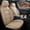 Beige, variant on Aotiyer Universal Car Seat Covers 5PCS Full Set Car Seat Covers Accessories Breathable and Waterproof Leather Automotive Seat Covers for Most Cars SUVs Pick-up Trucks