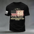 thumbnail image 5 of UngA USA 250th Anniversary T Shirt, Mens USA Shirt American Flag T-Shirt 4th of July Patriotic Short Sleeve Graphic Tee (Black,XXL), 5 of 5