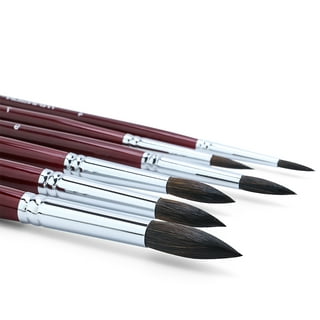 Transon Detail Thin Paint Brush Set 6pcs for Model Minature Craft